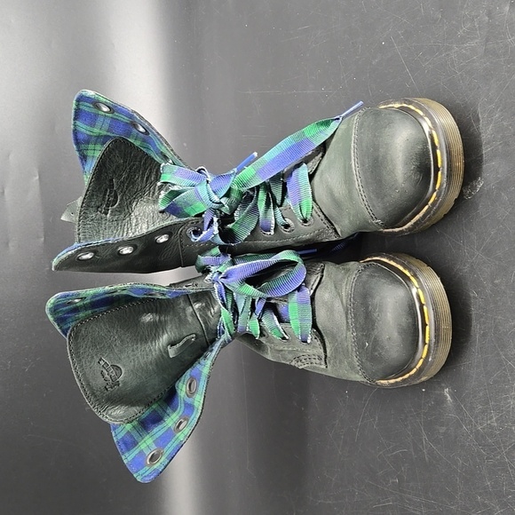Dr.Martens Aimilie Green Moto Boots EU 37 US 6 - Picture 3 of 12